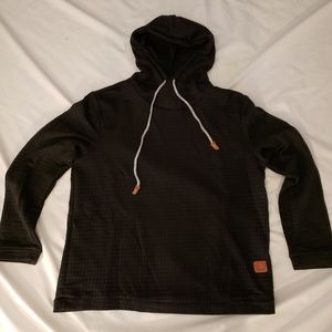 Mens black hoodie